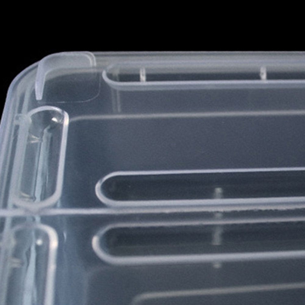 Jundanmall Transparent Plastic Amphibian Insect Reptile Breeding Box Transport Feeding Case Animals & Pet Supplies > Pet Supplies > Reptile & Amphibian Supplies > Reptile & Amphibian Food JunDanmall   