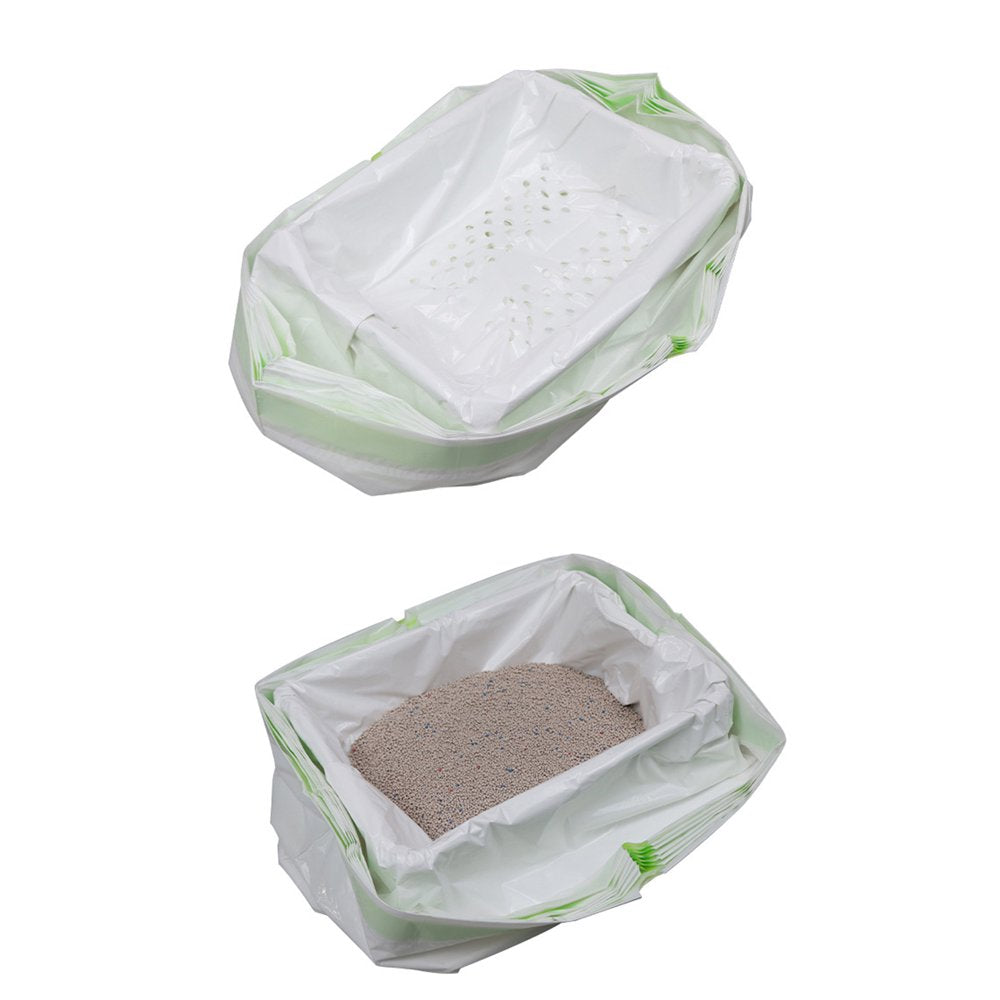 Papaba Cat Litter Bag,7Pcs Portable Home Hygienic Drawstring Cat Litter Filter Cleaning Bag Pet Supply Animals & Pet Supplies > Pet Supplies > Cat Supplies > Cat Litter Papaba S S 