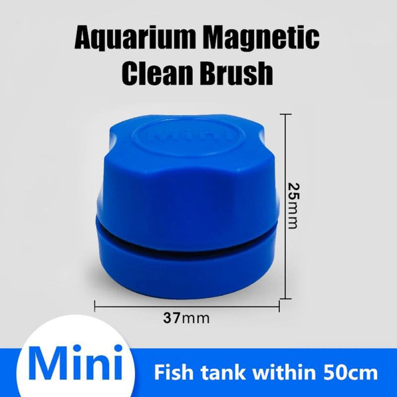 Fish Tank Brush Magnetic Brush Aquarium Supplies Fish Tank Glass Algae Scraper Cleaning Brush New Animals & Pet Supplies > Pet Supplies > Fish Supplies > Aquarium Cleaning Supplies Lbwmqe Blue  