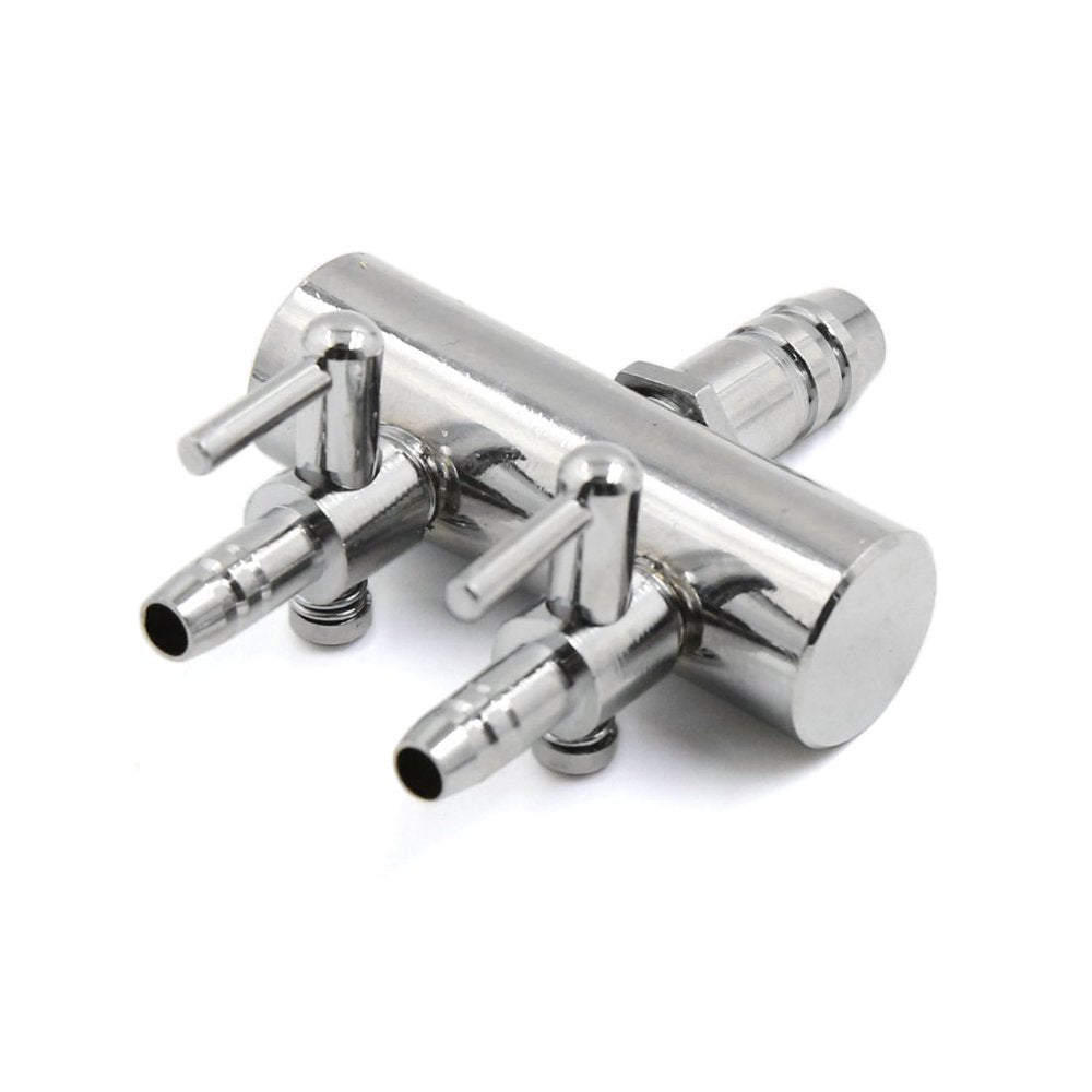 Stainless Steel Aquarium Fish Tank 2 Ways Air Flow Splitter Lever Control Valve Animals & Pet Supplies > Pet Supplies > Fish Supplies > Aquarium & Pond Tubing Unique-Bargains   