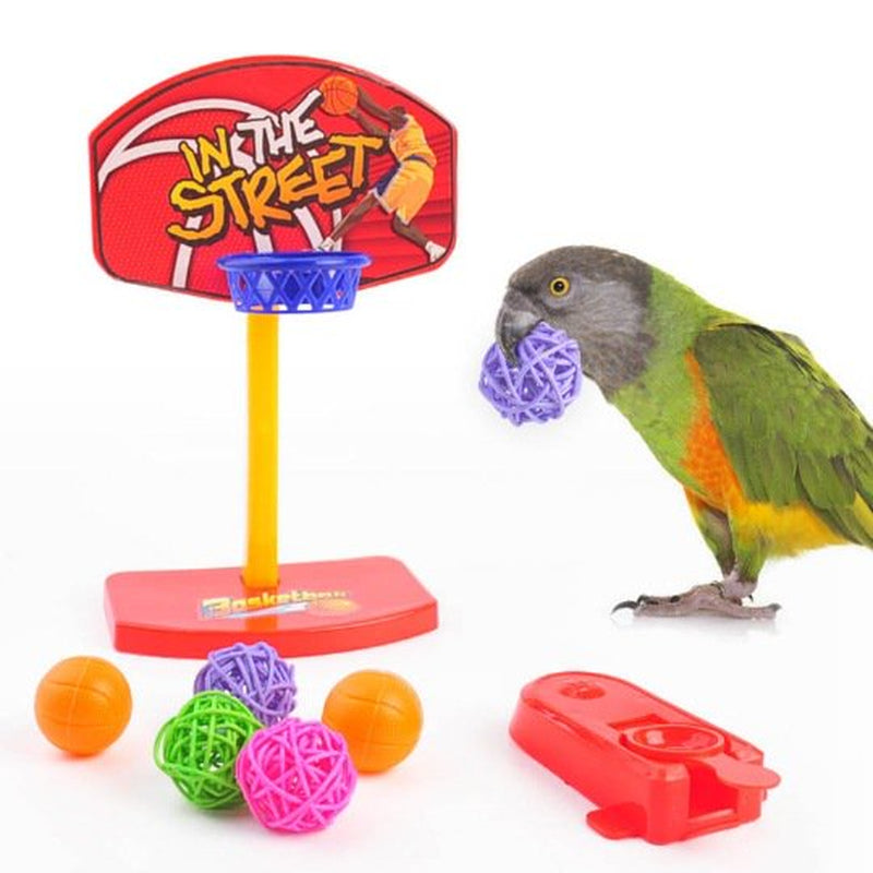 Luonfels Bird Toys 6 Packs Parakeet Puzzles Tabletop Toys Training Set Chew Ball Foraing Toys for Parrots Conures