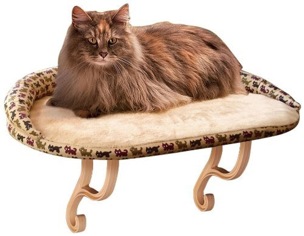 K&H Kitty Sill Pet Cat Bed, Brown Animals & Pet Supplies > Pet Supplies > Cat Supplies > Cat Beds K&H Pet Products White  