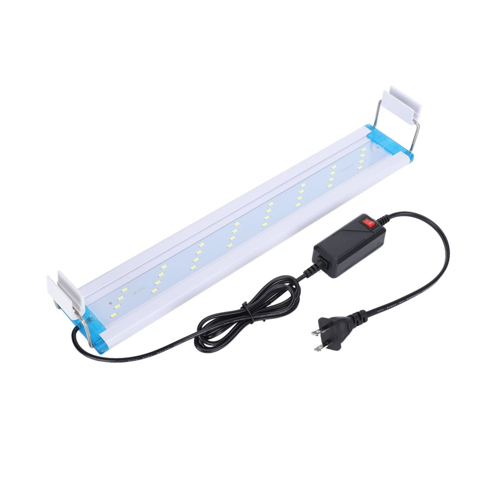 Octpeak Ultra‑Thin Aquarium Light 32 LED Beads Fish Tank White Lighting Lamp Clip‑On US Plug 110V,Aquarium Plant Light,Fish Tank Hood Light Animals & Pet Supplies > Pet Supplies > Fish Supplies > Aquarium Lighting Octpeak   