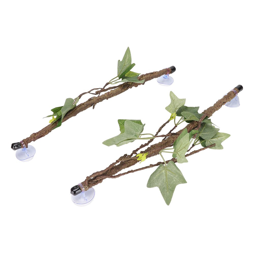 Spptty Reptile Tree Branch,Reptile Corner Branch Terrarium Plant Decoration with Suction Cups for Amphibian Lizard Snake Climbing,Reptile Corner Tree Branch Animals & Pet Supplies > Pet Supplies > Small Animal Supplies > Small Animal Habitat Accessories Spptty   