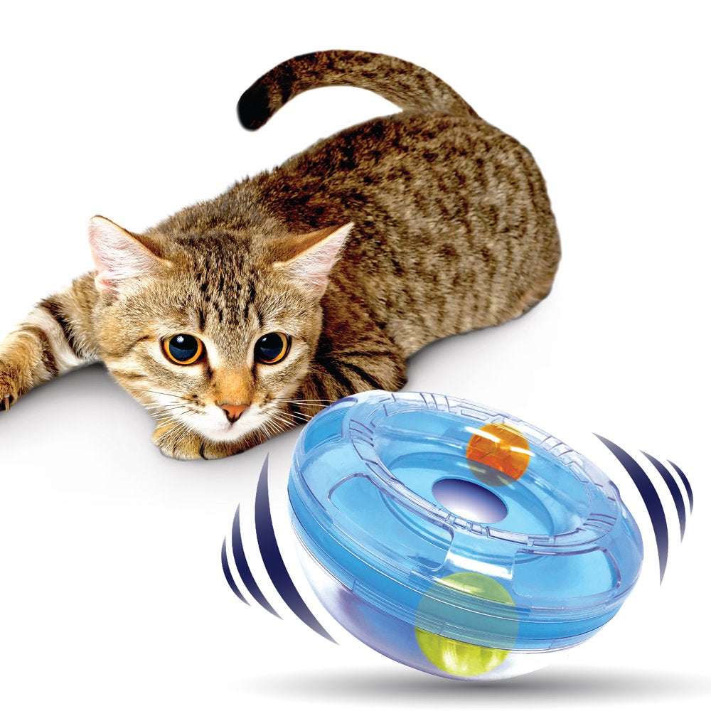 Nerf Cat Wobble Bowl – Light up & Rattle Cat Toy with LED Ball & Bell Ball, 7 Inch Animals & Pet Supplies > Pet Supplies > Cat Supplies > Cat Toys Gramercy Products, Inc.   