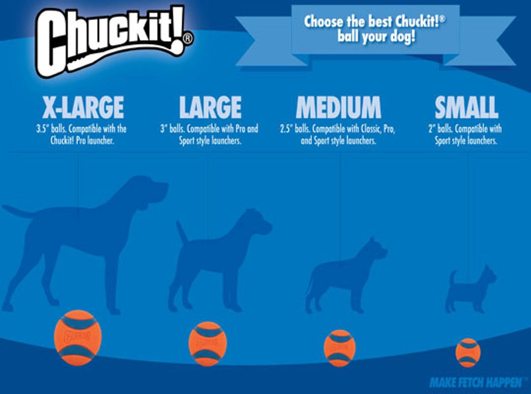 Chuckit! Ultra Ball Durable Dog Toys, Medium, 2-Pack
