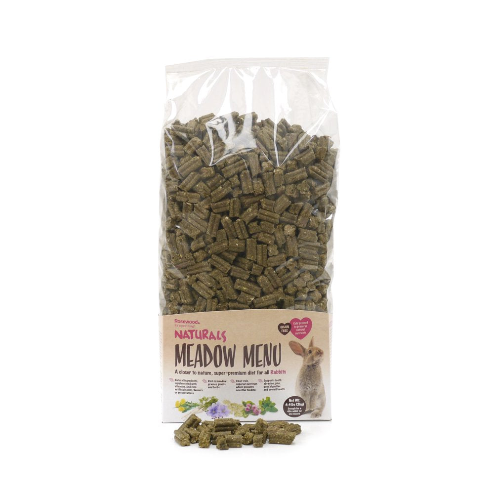 Naturals Meadow Menu Grain-Free Rabbit Food Animals & Pet Supplies > Pet Supplies > Small Animal Supplies > Small Animal Treats Rosewood Naturals   