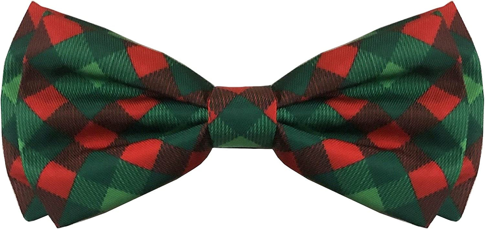 H&K Bow Tie for Pets | Scottish Check (Large) | Christmas Holiday Velcro Bow Tie Collar Attachment | Fun Bow Ties for Dogs & Cats | Cute, Comfortable, and Durable | Huxley & Kent Bow Tie Animals & Pet Supplies > Pet Supplies > Dog Supplies > Dog Apparel Huxley & Kent Extra-Large  