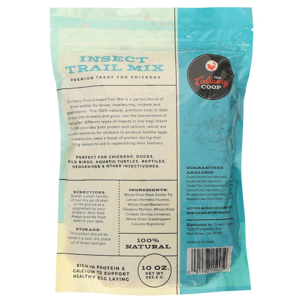 Insect Trail Mix Premium Treat for Chickens 10 Oz Animals & Pet Supplies > Pet Supplies > Bird Supplies > Bird Treats Fluker's   