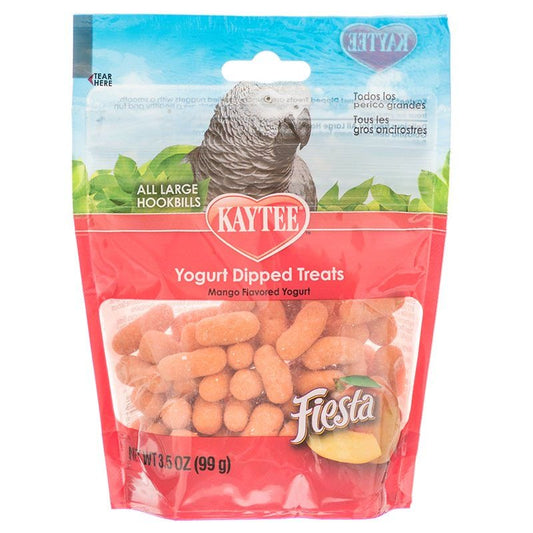 Kaytee Fiesta Yogurt Dipped Treats - Mango 3.5 Oz Pack of 2 Animals & Pet Supplies > Pet Supplies > Bird Supplies > Bird Treats Kaytee   