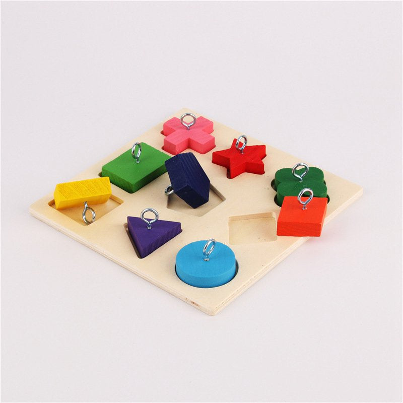 Bird Intelligence Training Toy Parrot Educational Toys Parrot Wooden Block Puzzle Toy for Small and Medium Parrots and Birds Animals & Pet Supplies > Pet Supplies > Bird Supplies > Bird Toys China   