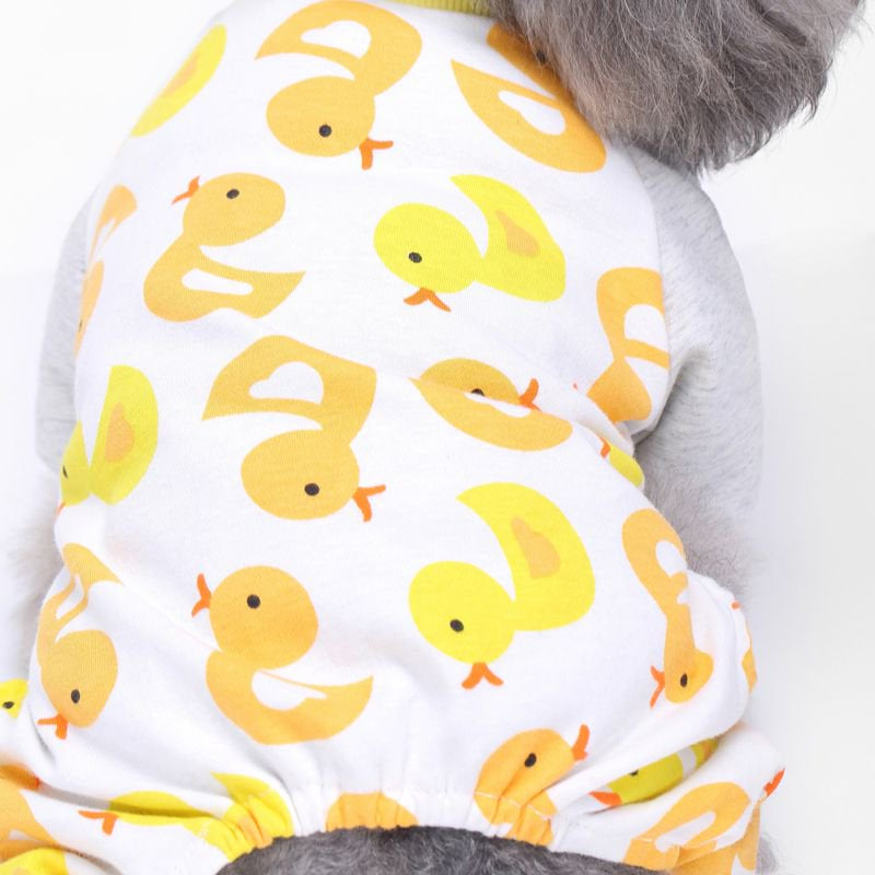 Dog Cotton Pajamas Sleepwear Small Dog Soft Clothes Pet Jumpsuit Coat Apparel Animals & Pet Supplies > Pet Supplies > Dog Supplies > Dog Apparel Esho   