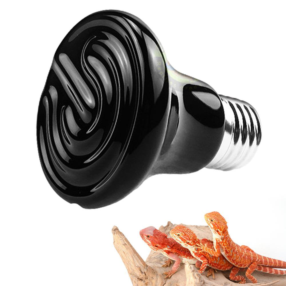 Fovolat Reptile Heat Bulb|Uvb Habitat Basking Lamp|Turtle Aquarium Tank Heating Lamp for Reptiles&Bearded Dragon Amphibian  FF00269   