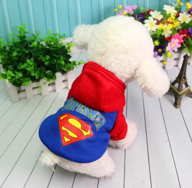 Pet Dog Cat Puppy Sweater Hoodie Coat for Small Pet Dog Warm Costume Apparel New Blue XXL
