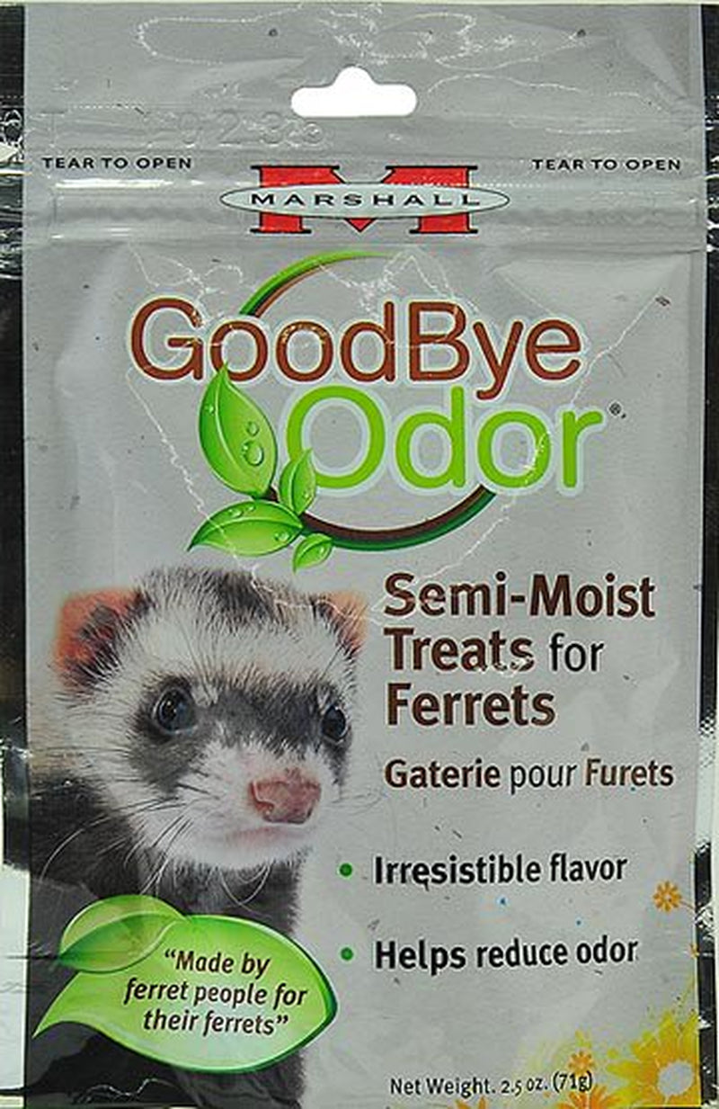 Marshall Goodbye Odor Semi-Moist Ferret Treats, 2.5 Oz. Animals & Pet Supplies > Pet Supplies > Small Animal Supplies > Small Animal Treats MARSHALL PET PRODUCTS   