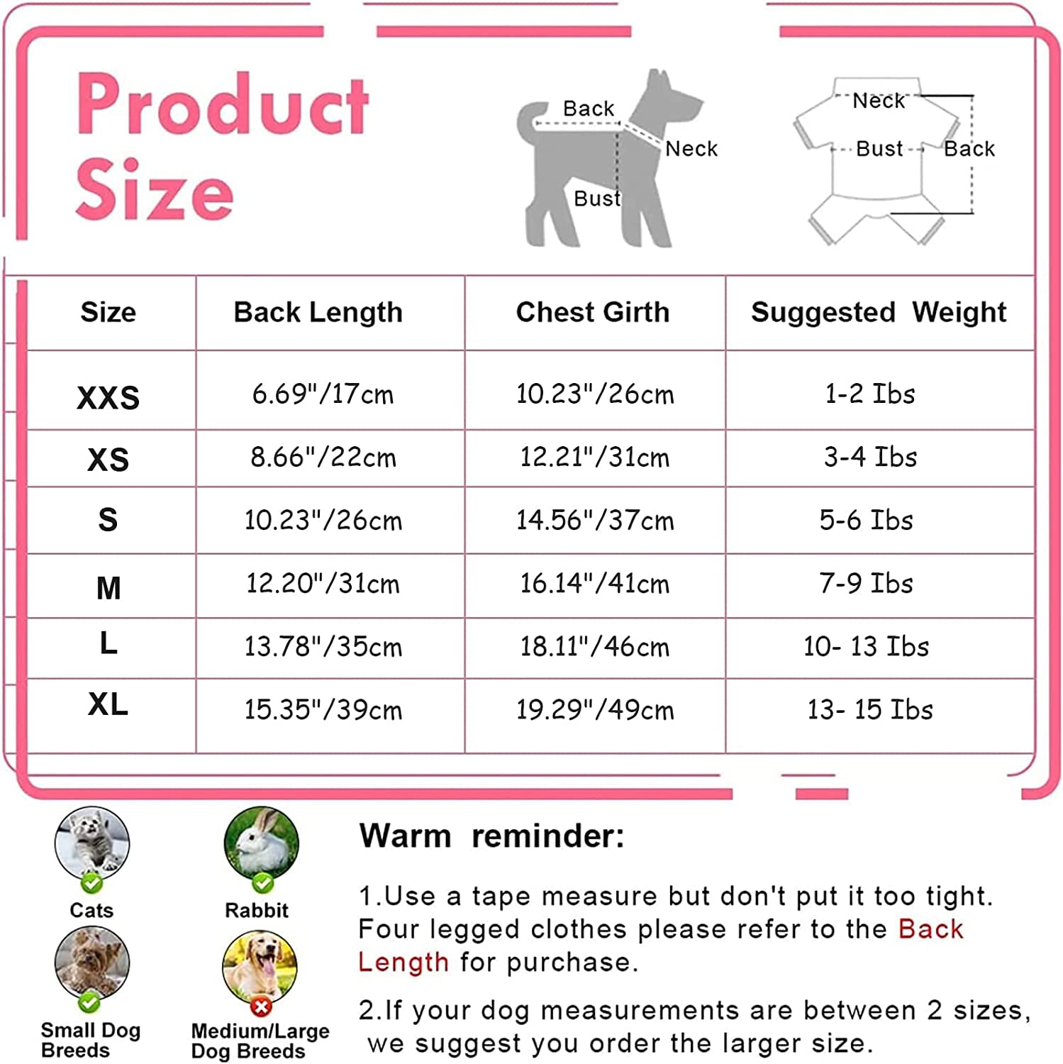 how do you measure a dogs bust