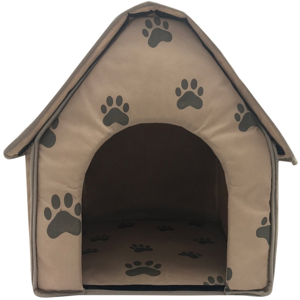 Tuscom Foldable Dog House Small Footprint Pet Bed Tent Cat Kennel Indoor Portable Trave Animals & Pet Supplies > Pet Supplies > Dog Supplies > Dog Houses Tuscom   