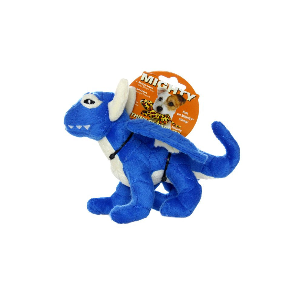 Mighty Junior Dragon Blue, Plush and Durable Dog Toy Animals & Pet Supplies > Pet Supplies > Dog Supplies > Dog Toys VIP Products   