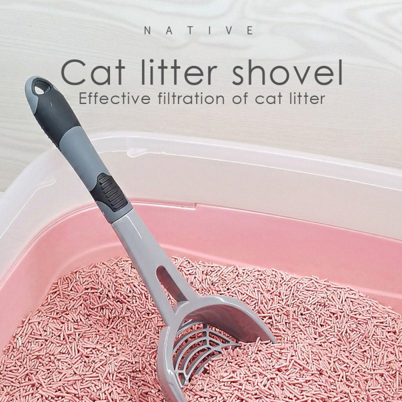 Long Handle Cat Litter Plastic Scoop for Cleaning Dogs and Cats Toilet Animals & Pet Supplies > Pet Supplies > Cat Supplies > Cat Litter Wuff Meow   
