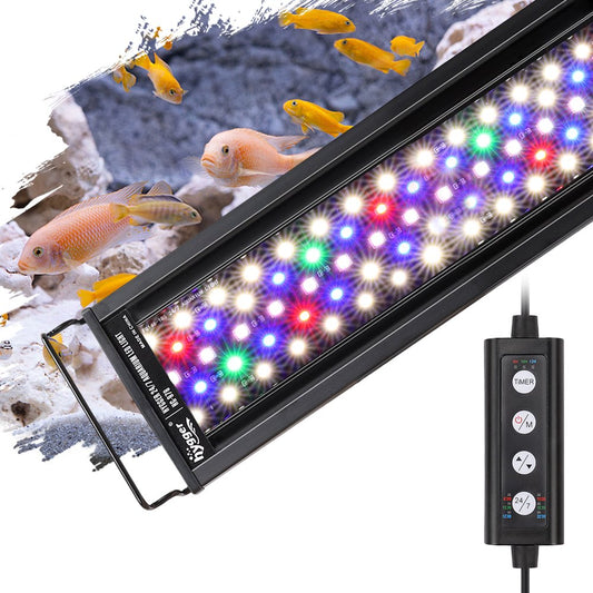Hygger LED Aquarium Light, Full Spectrum Freshwater Fish Tank Light, 6 Colors/26W Animals & Pet Supplies > Pet Supplies > Fish Supplies > Aquarium Lighting hygger 26W(30"-36")  