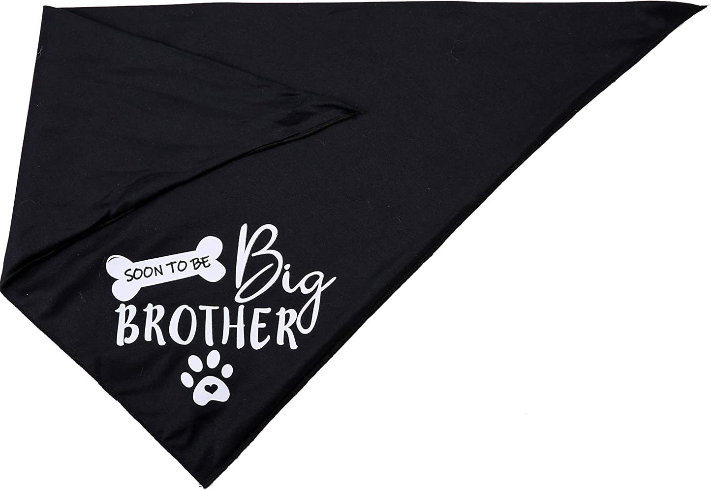 Big Brother Dog Bandana Reversible Triangle Bibs Pet Scarf Animals & Pet Supplies > Pet Supplies > Dog Supplies > Dog Apparel Pawskido   