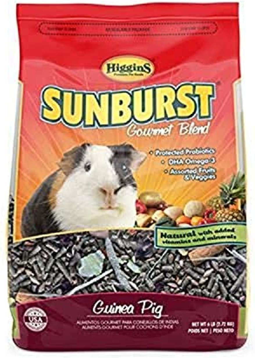 Higgins Sunburst Gourmet Food Mix for Guinea Pigs, 3 Pound Animals & Pet Supplies > Pet Supplies > Small Animal Supplies > Small Animal Food Higgins Premium Pet Foods 6 Pound (Pack of 1)  