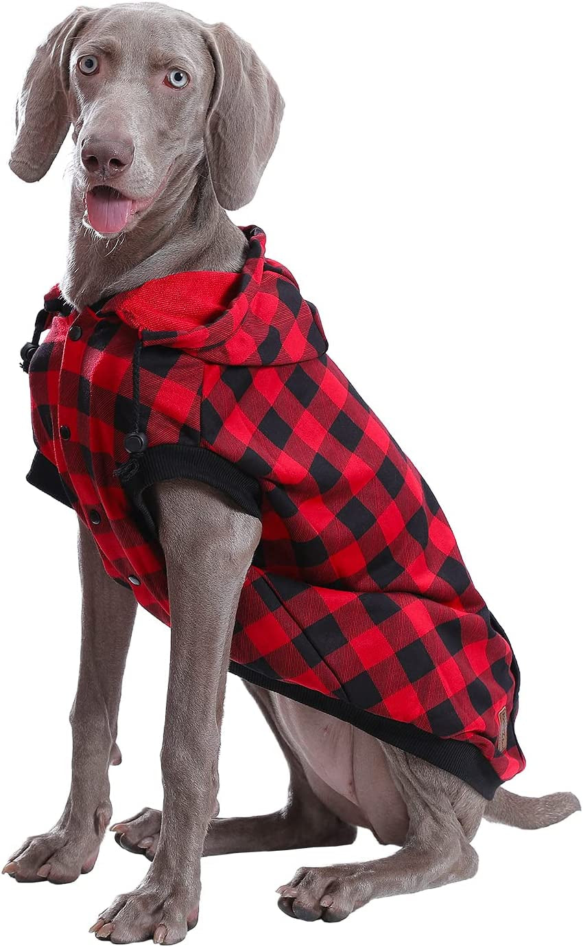 PAWZ Road Dog Coat Plaid Dog Sweater British Style Dog Vest Windproof Dog Jacket Dog Winter Clothes for Small Medium Large Dogs from Size S to 3Xlarge-Green Plaid S Animals & Pet Supplies > Pet Supplies > Dog Supplies > Dog Apparel PAWZ Road Red Small (Pack of 1) 