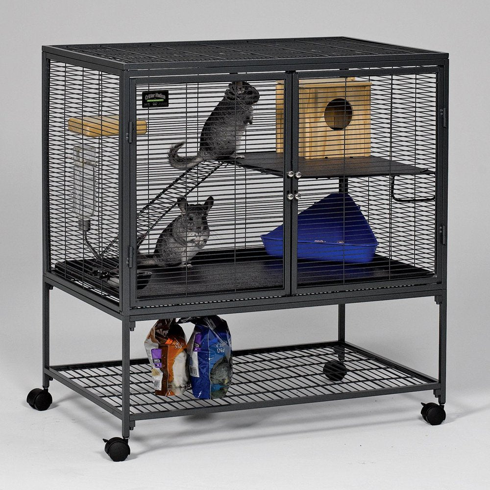 Midwest Homes for Pets Deluxe Critter Nation Single Unit Small Animal Cage Animals & Pet Supplies > Pet Supplies > Small Animal Supplies > Small Animal Habitats & Cages Mid-West Metal Products   