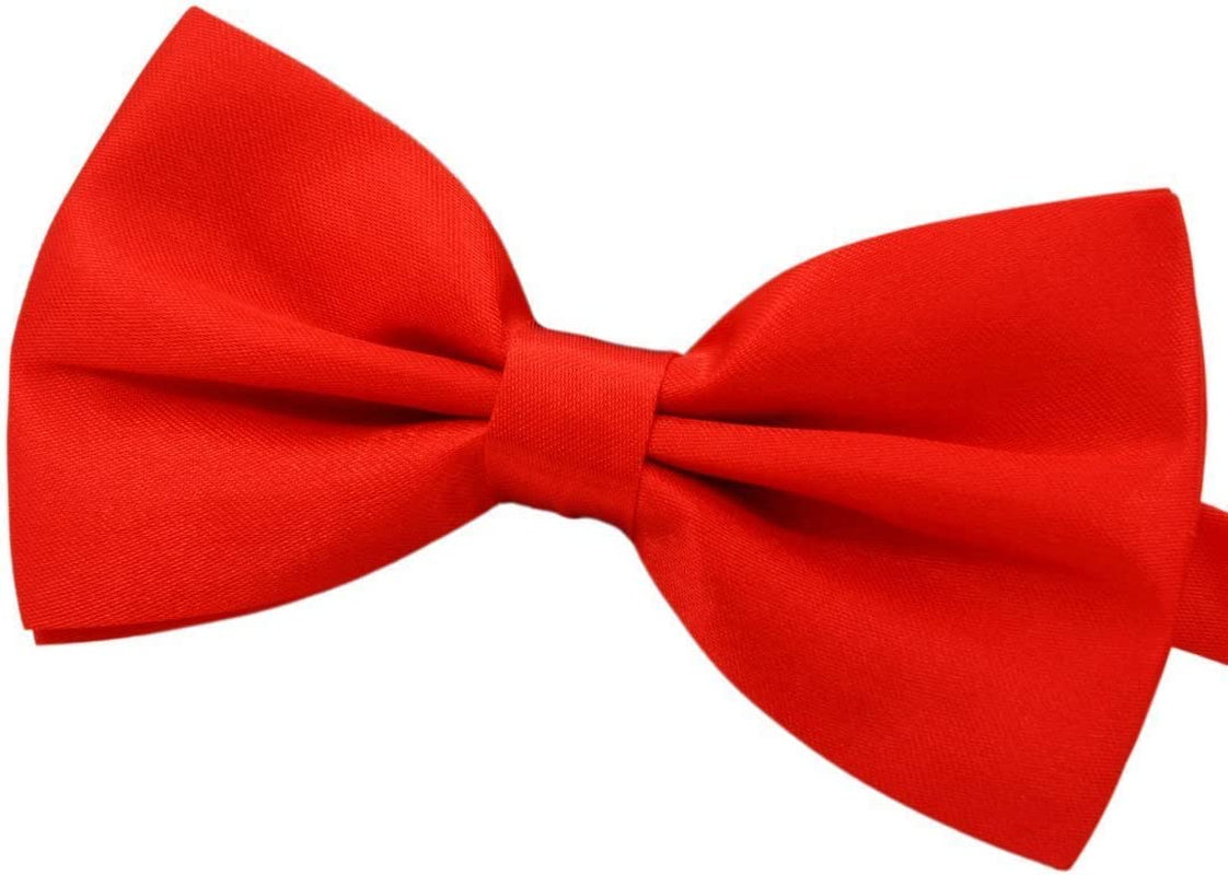 Amajiji® Formal Dog Bow Ties for Medium & Large Dogs (D115 100% Polyester) (Red Wine) Animals & Pet Supplies > Pet Supplies > Dog Supplies > Dog Apparel Amajiji red  