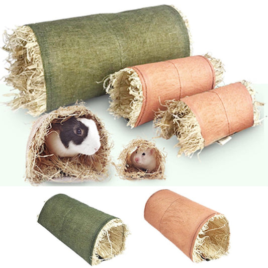 Pet Enjoy Tunnel House for Small Animal,Hideout Tube Cage for Guinea-Pig Hamster Hedgehogs Rabbits Chinchilla,Playing Sleeping Hunting Resting Warm Nest Habitats Animals & Pet Supplies > Pet Supplies > Small Animal Supplies > Small Animal Habitats & Cages Pet Enjoy S Atrovirens 