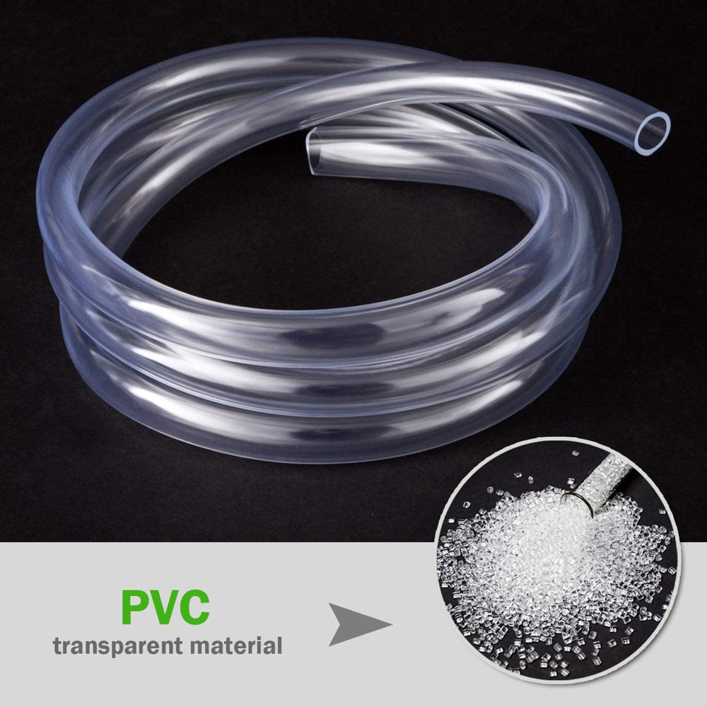 Transparent Soft Tubing Flexible PVC Tubing, Hybrid PVC Hose, Lightweight Plastic Tubing, 5 Meters Animals & Pet Supplies > Pet Supplies > Fish Supplies > Aquarium & Pond Tubing Xihmeny   