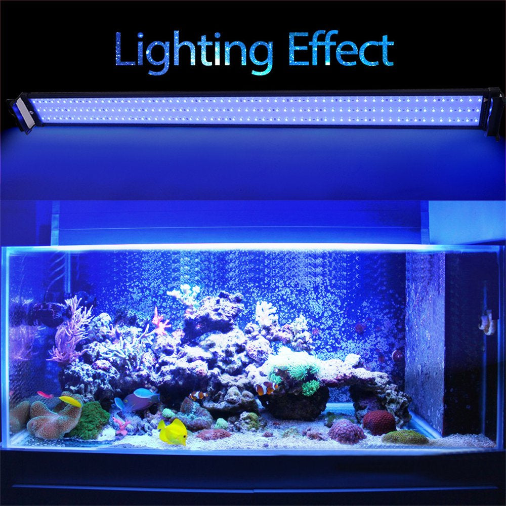 KINGBEST Aquarium Hood Lighting Color Changing Remote Controlled Dimmable LED Light for Aquarium/Fish Tank (45"--54") Animals & Pet Supplies > Pet Supplies > Fish Supplies > Aquarium Lighting KINGBEST   