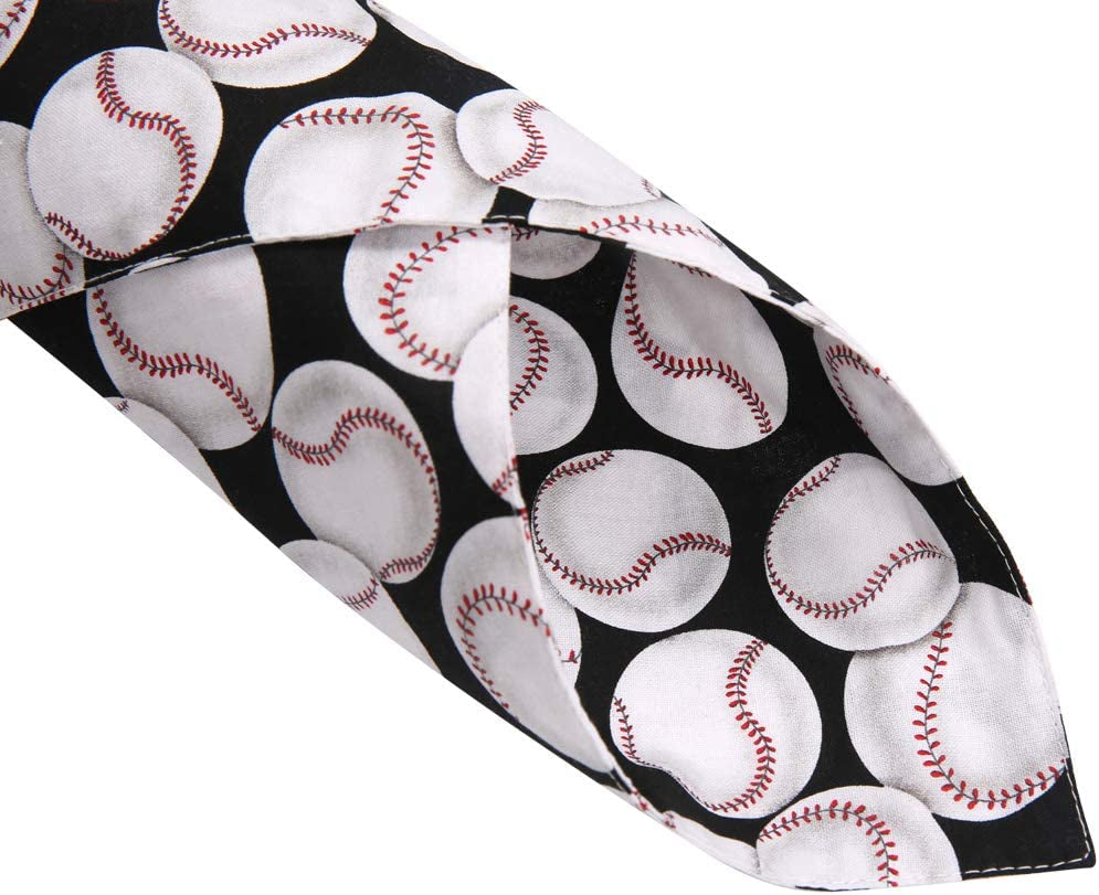 KZHAREEN Dog Bandana Reversible Triangle Bibs Scarf Accessories Baseball for Dogs Cats Pets Animals Animals & Pet Supplies > Pet Supplies > Dog Supplies > Dog Apparel KZHAREEN   