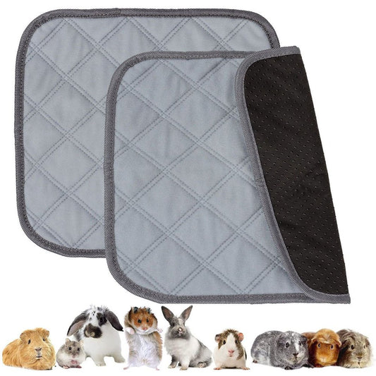 Deago Guinea Pig Cage Liners Washable Pee Pads Waterproof Reusable& anti Slip Guinea Pig Bedding Super Absorbent Pee Pad for Small Animals Animals & Pet Supplies > Pet Supplies > Small Animal Supplies > Small Animal Bedding Deago 1  