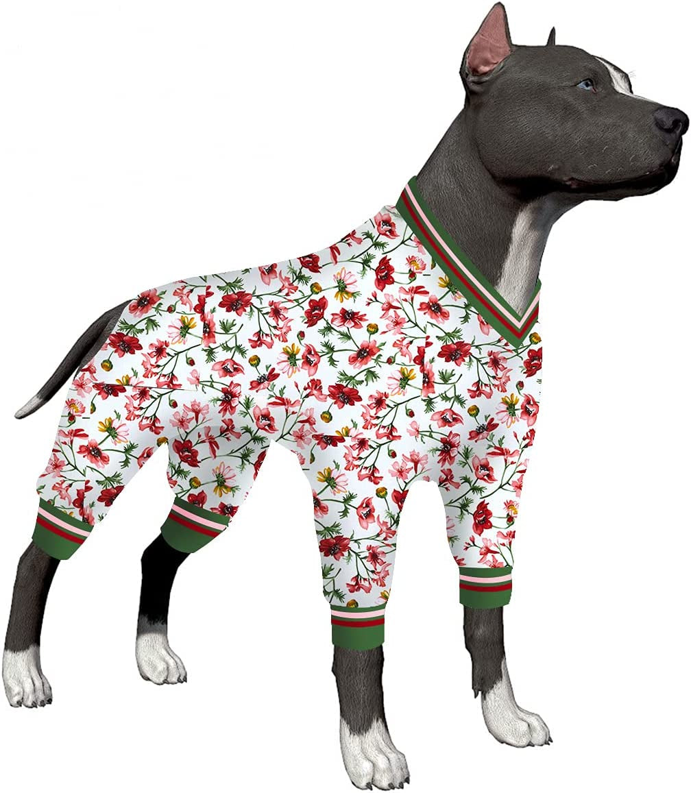 Lovinpet Large Dog Onesie Pajamas Pet Anxiety Relief anti