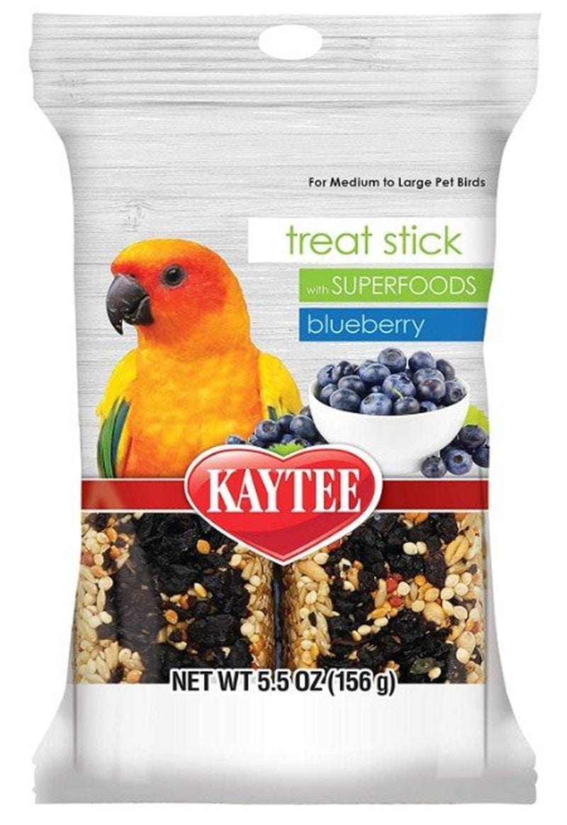 33 Oz (6 X 5.5 Oz) Kaytee Superfoods Avian Treat Stick Blueberry Animals & Pet Supplies > Pet Supplies > Bird Supplies > Bird Treats Kaytee   