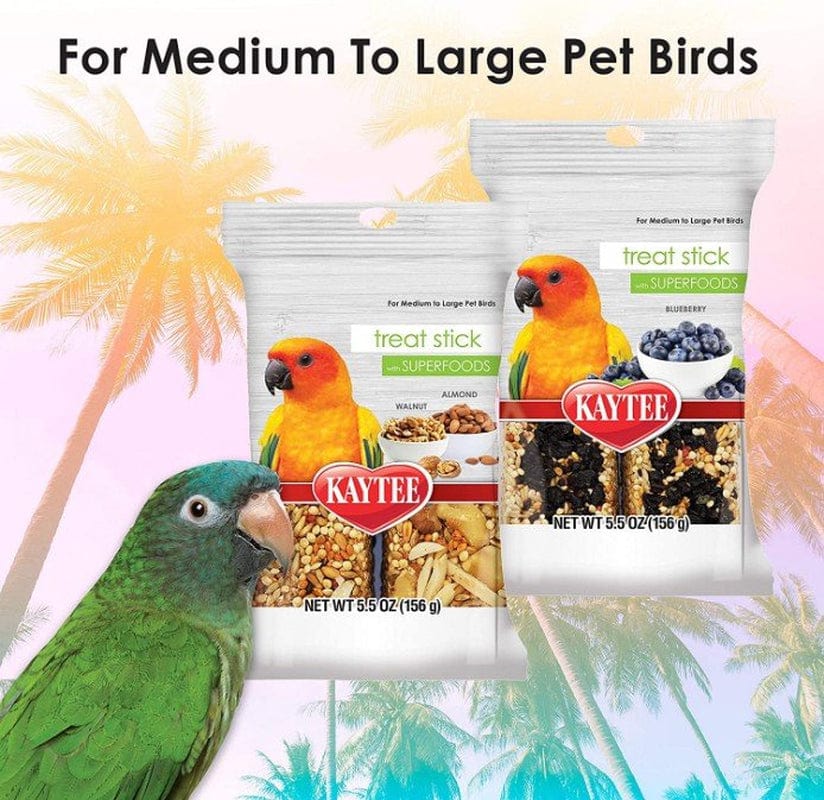 33 Oz (6 X 5.5 Oz) Kaytee Superfoods Avian Treat Stick Blueberry Animals & Pet Supplies > Pet Supplies > Bird Supplies > Bird Treats Kaytee   