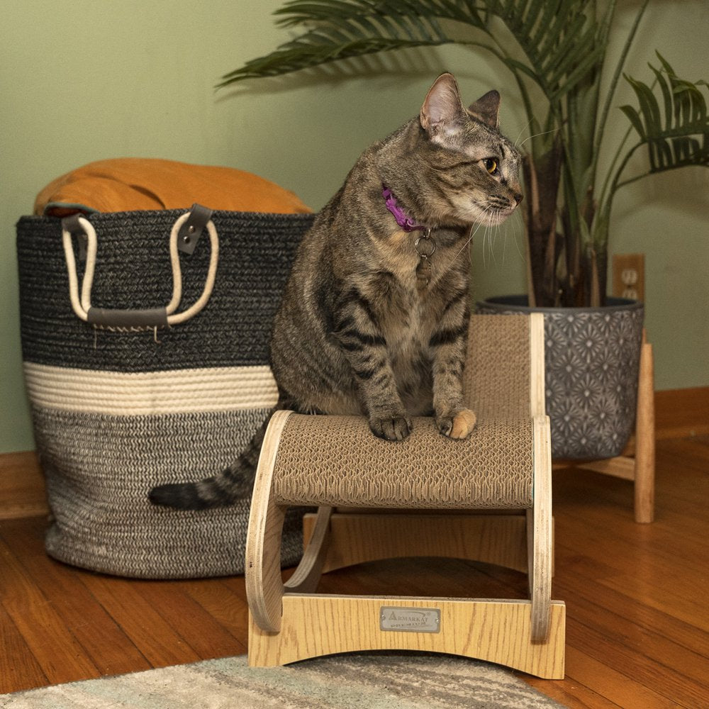 Armarkat Cat Swing Chair, Cat Sofa Bed, Cat Swing Bed for Cats, Cat Rolling Scratcher, Solid Wood Scratcher, S1302 Animals & Pet Supplies > Pet Supplies > Cat Supplies > Cat Beds Aeromark International Inc   