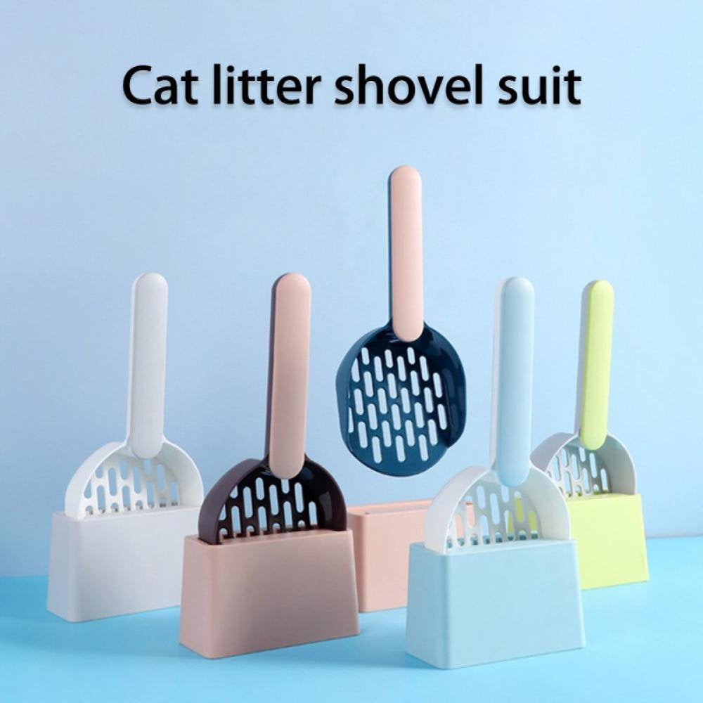 Sacredtree Cat Litter Shovel with a Fixed Device Slag Sieve for Quick Shovel Screening Long Handle Cat Cleaning Supplies Animals & Pet Supplies > Pet Supplies > Cat Supplies > Cat Litter Sacredtree   