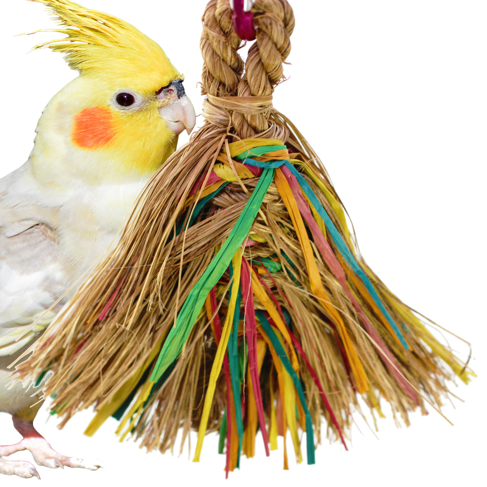 Bonka Bird Toys 51207 Medium Preener Bird Toy Cage Parrot Toys Cage Shred Cockatiel Conure