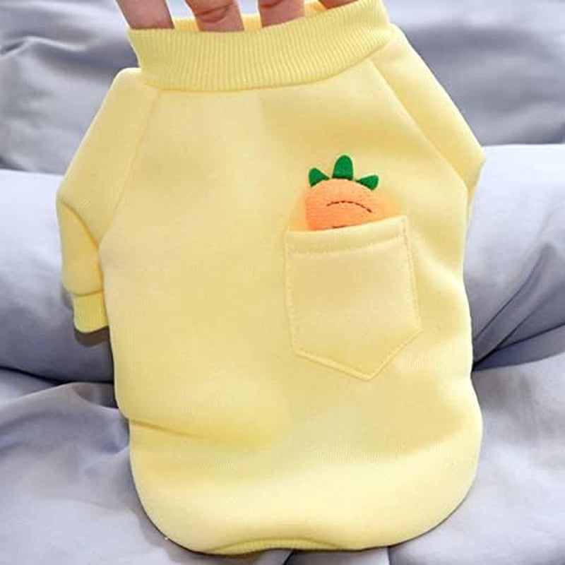 BADALO Dog Winter Clothes Pets Outfits Warm Clothes for Small Medium Dogs Costumes Coat Pet Jacket/Yellow/S Code Animals & Pet Supplies > Pet Supplies > Dog Supplies > Dog Apparel BADALO   