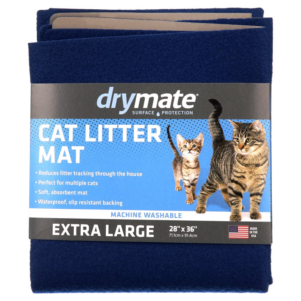 Drymate, Cat Litter Mat, Extra Large, Blue Animals & Pet Supplies > Pet Supplies > Cat Supplies > Cat Litter Box Mats Drymate   