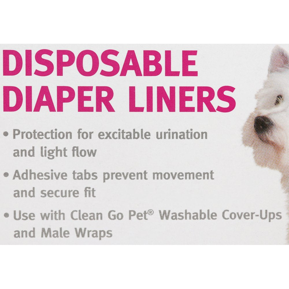 Clean Go Pet Disposible Lite Dog Diaper Liner, 22 Count Animals & Pet Supplies > Pet Supplies > Dog Supplies > Dog Diaper Pads & Liners PetEdge   