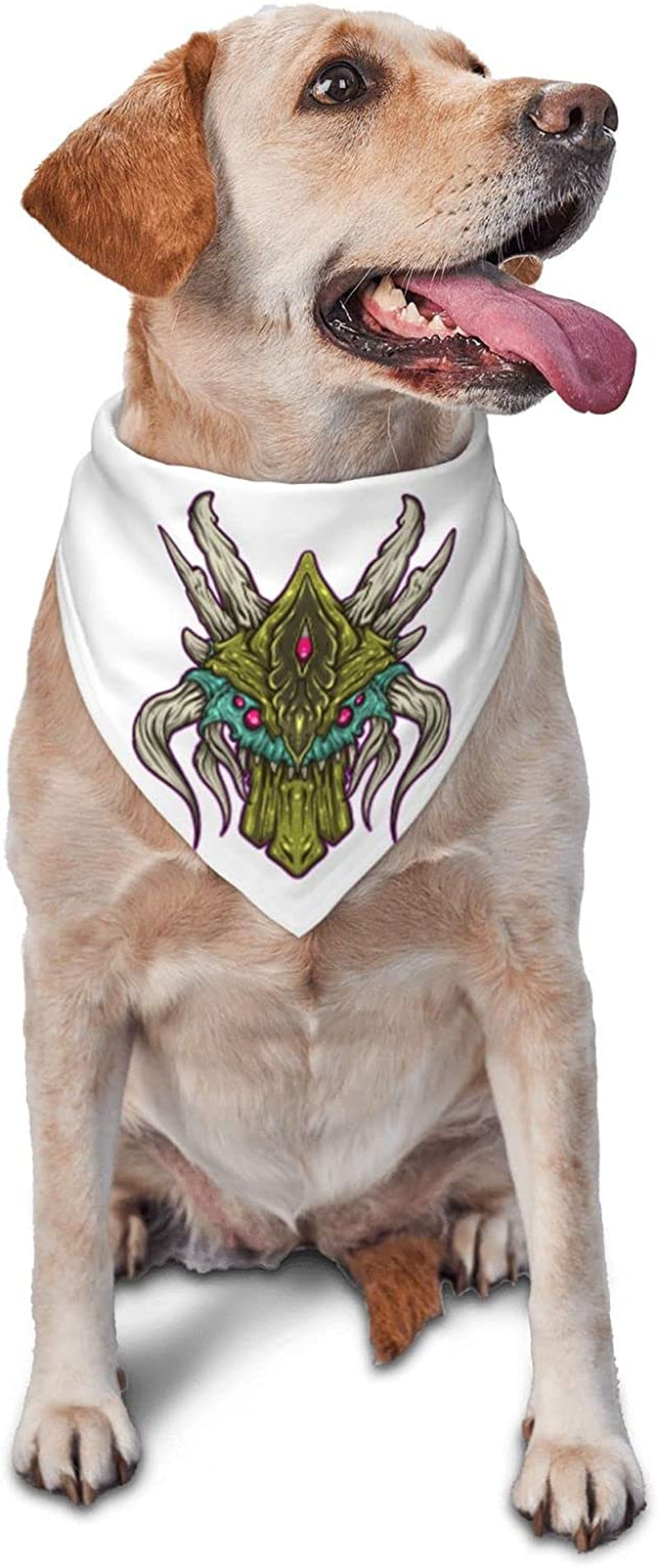 Mars Monsters Pet Dog and Cat Decorative Triangle Scarf,Dog Bandana,Breathable and Stain Resistant. Animals & Pet Supplies > Pet Supplies > Dog Supplies > Dog Apparel ZALTAS   