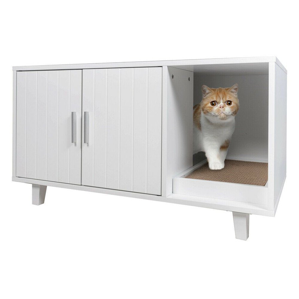Good Life Apparel Modern Pet Crate Litter Box Enclosure House Table Animals & Pet Supplies > Pet Supplies > Cat Supplies > Cat Apparel Good Life Apparel   