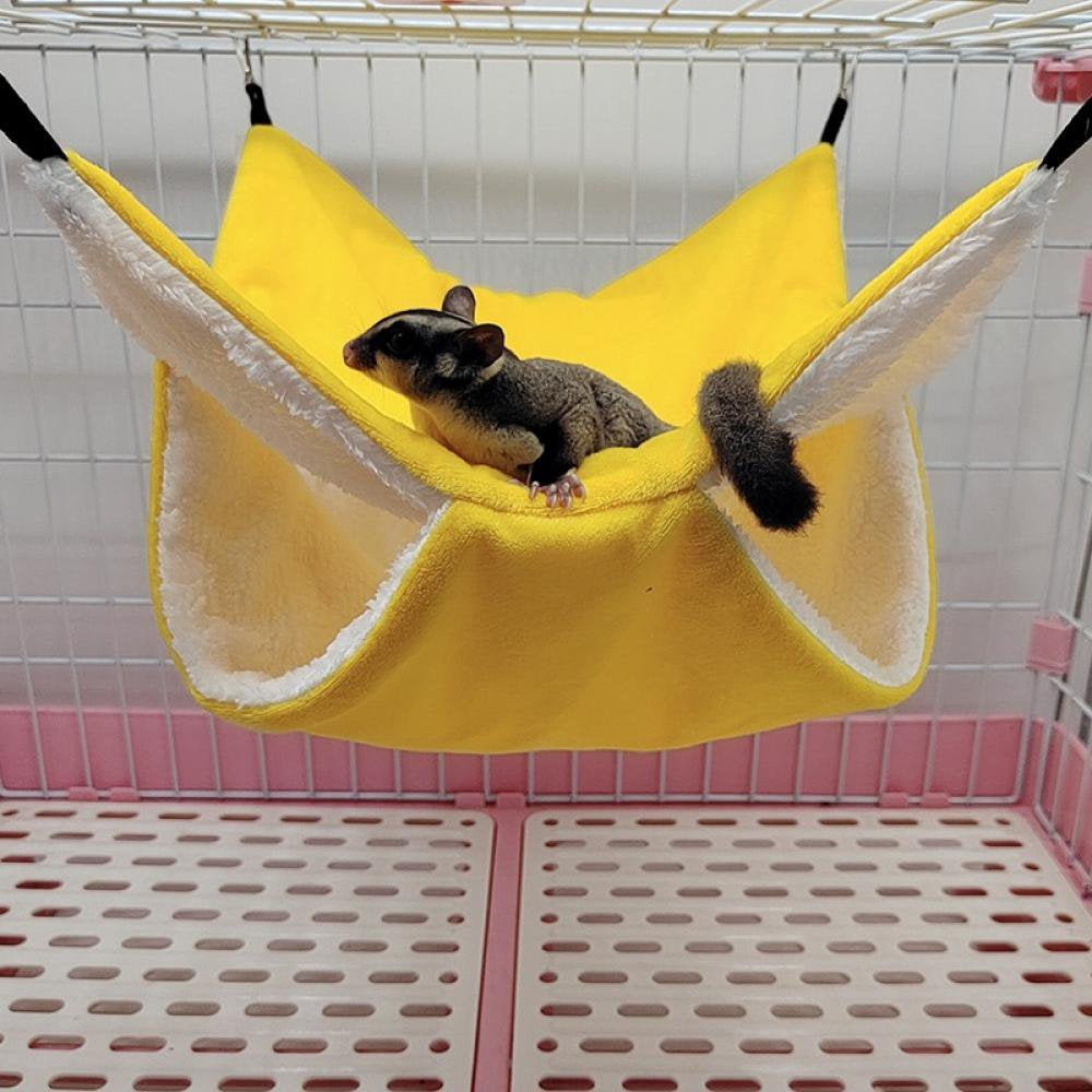 Small Pet Cage Hammock, Hanging Bed for Small Animals Pet Cage Accessories Bedding Animals & Pet Supplies > Pet Supplies > Small Animal Supplies > Small Animal Bedding Popfeel   