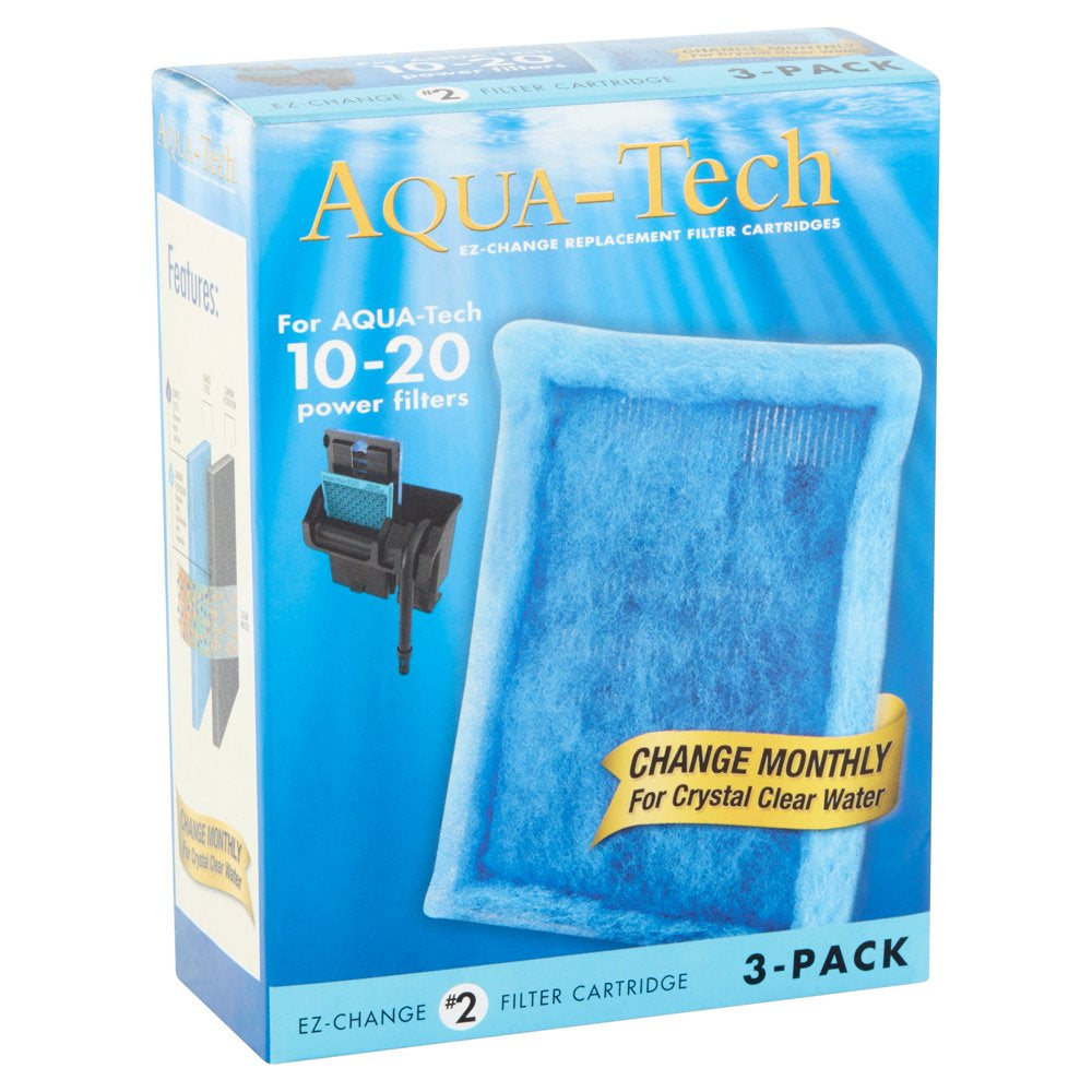 Aqua-Tech Ez-Change Aquarium Filter Cartridge for 10-20G Filters, 3Pk Animals & Pet Supplies > Pet Supplies > Fish Supplies > Aquarium Filters Spectrum Brands   