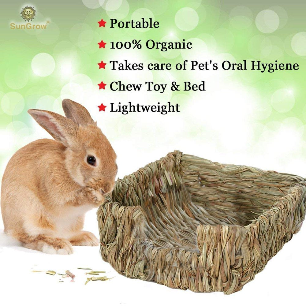 Sungrow Rabbit Grass Bedding, Bunny Supplies for Cage Accessories and Huts Animals & Pet Supplies > Pet Supplies > Small Animal Supplies > Small Animal Bedding Rion PTE. LTD.   