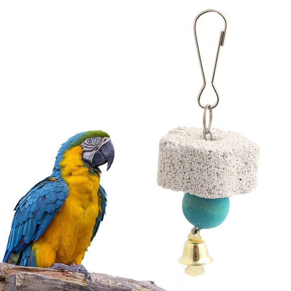 Walbest Birds Parrot Parakeet Grinding Mineral Bell Stone Molar Cage Hanging Chewing Toy (Random Color) Animals & Pet Supplies > Pet Supplies > Bird Supplies > Bird Toys Walbest   