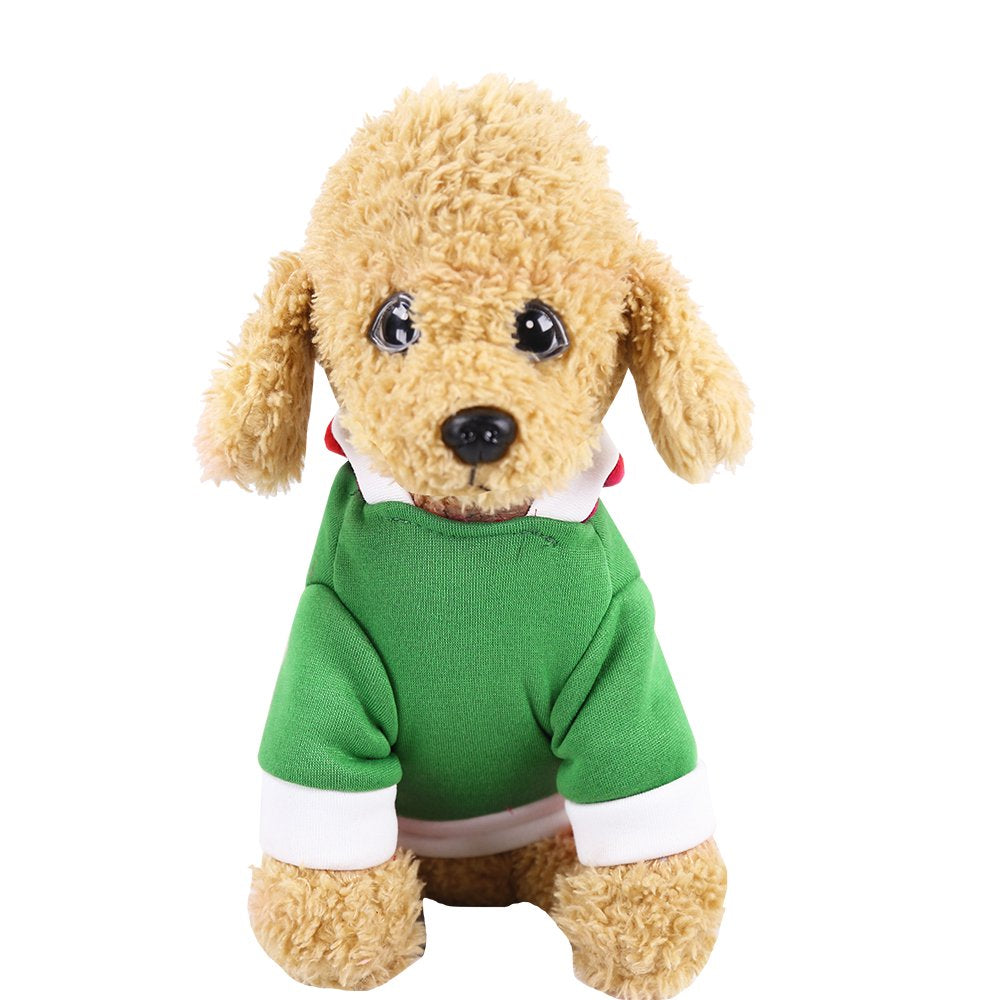 Peroptimist Dog Costume Christmas Pet Clothes Winter Hoodie Coat Clothes Pet Clothing for Small Dogs and Cats Winter Coat Warm Clothes Christmas Holiday Apparel Outfit Animals & Pet Supplies > Pet Supplies > Cat Supplies > Cat Apparel Peroptimist   